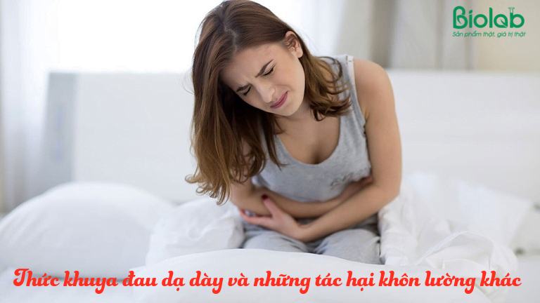 cảnh báo thức khuya đau dạ dày
