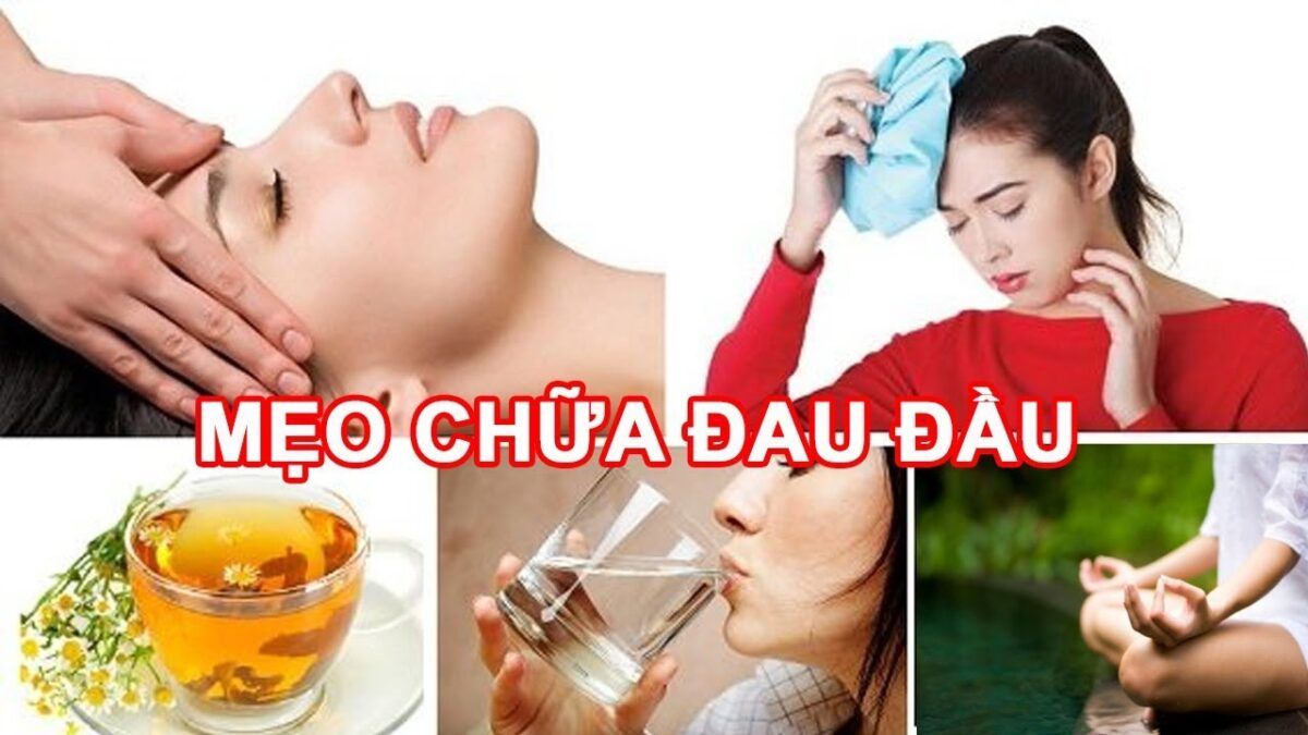 cải thiện bệnh đau đầu tại nhà an toàn