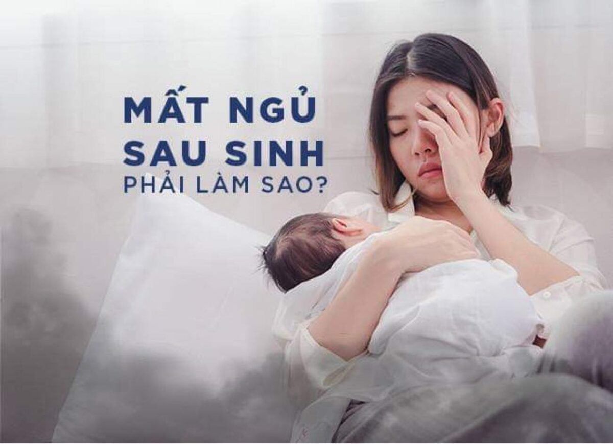 giải pháp mất ngủ sau sinh