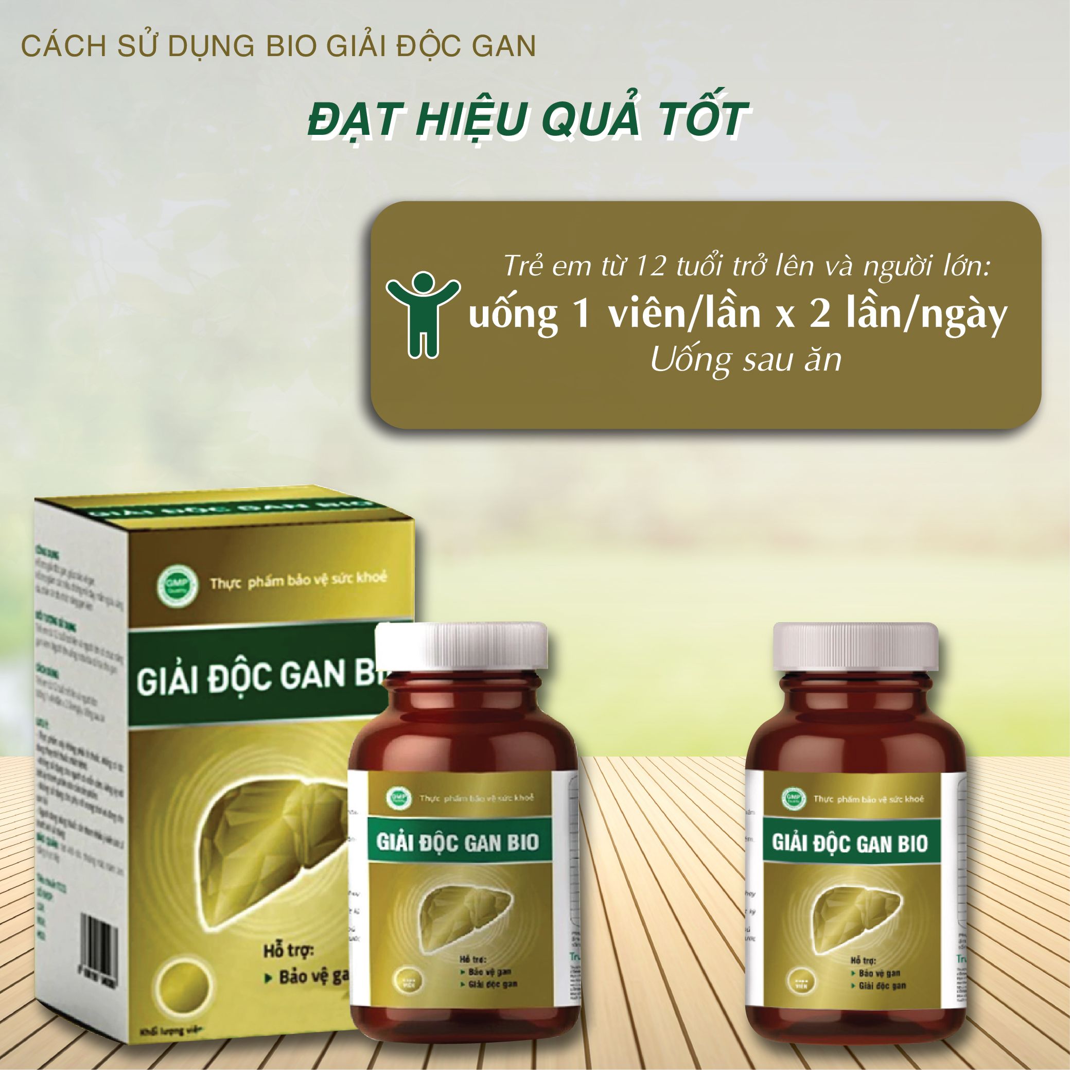 Thực phẩm bảo vệ sức khỏe Giải Độc Gan Bio Hỗ trợ giải độc gan, mát gan, giúp bảo vệ gan; Hỗ trợ tăng cường chức năng gan; Hỗ trợ giảm các triệu chứng mẩn ngứa, vàng da, men gan cao, chán ăn do chức năng gan kém Thực phẩm bảo vệ sức khỏe Giải Độc Gan Bio Hỗ trợ giải độc gan, mát gan, giúp bảo vệ gan; Hỗ trợ tăng cường chức năng gan; Hỗ trợ giảm các triệu chứng mẩn ngứa, vàng da, men gan cao, chán ăn do chức năng gan kém